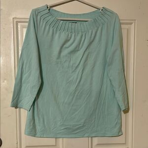 Women's Light Blue Top TALBOTS size M